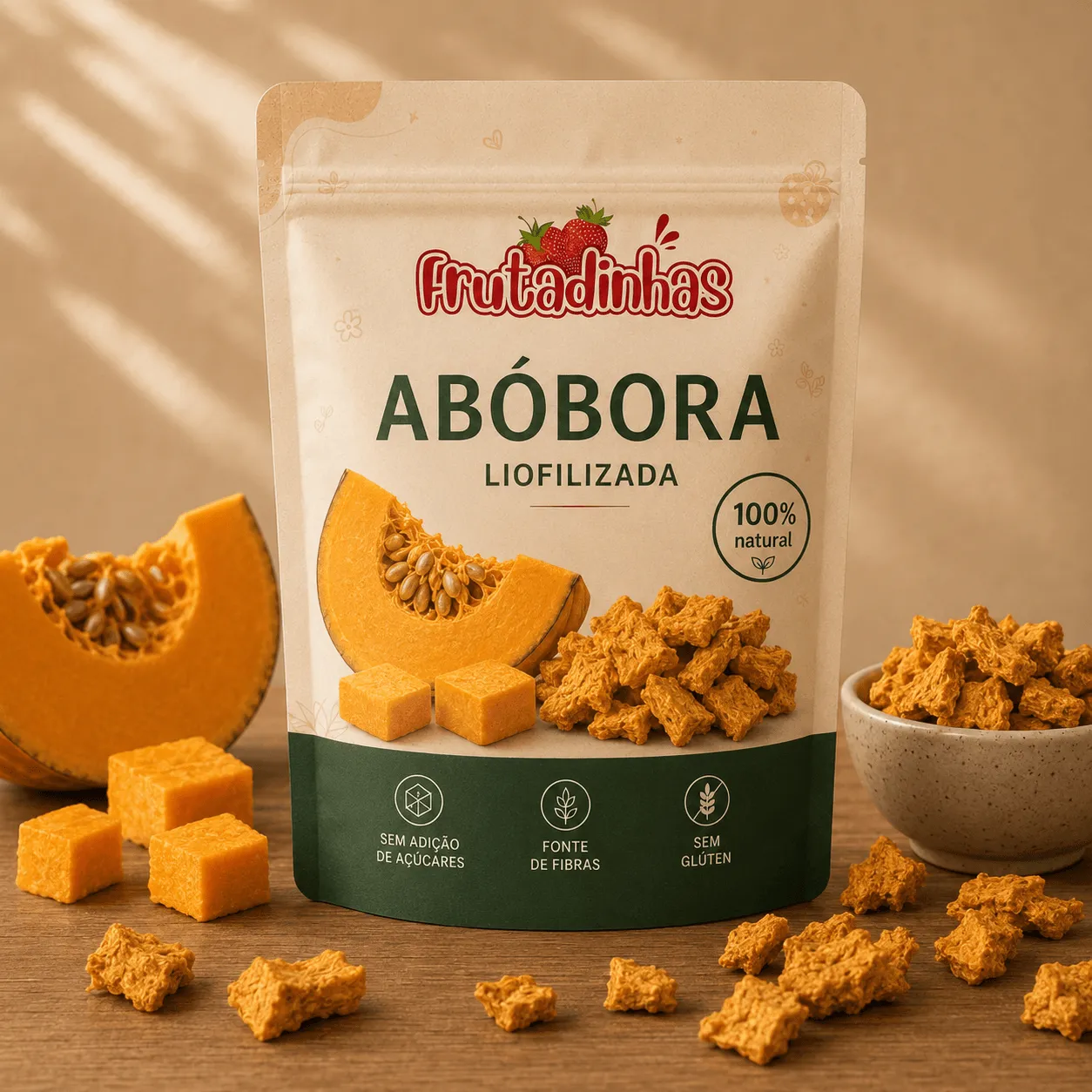 Abóbora Liofilizada