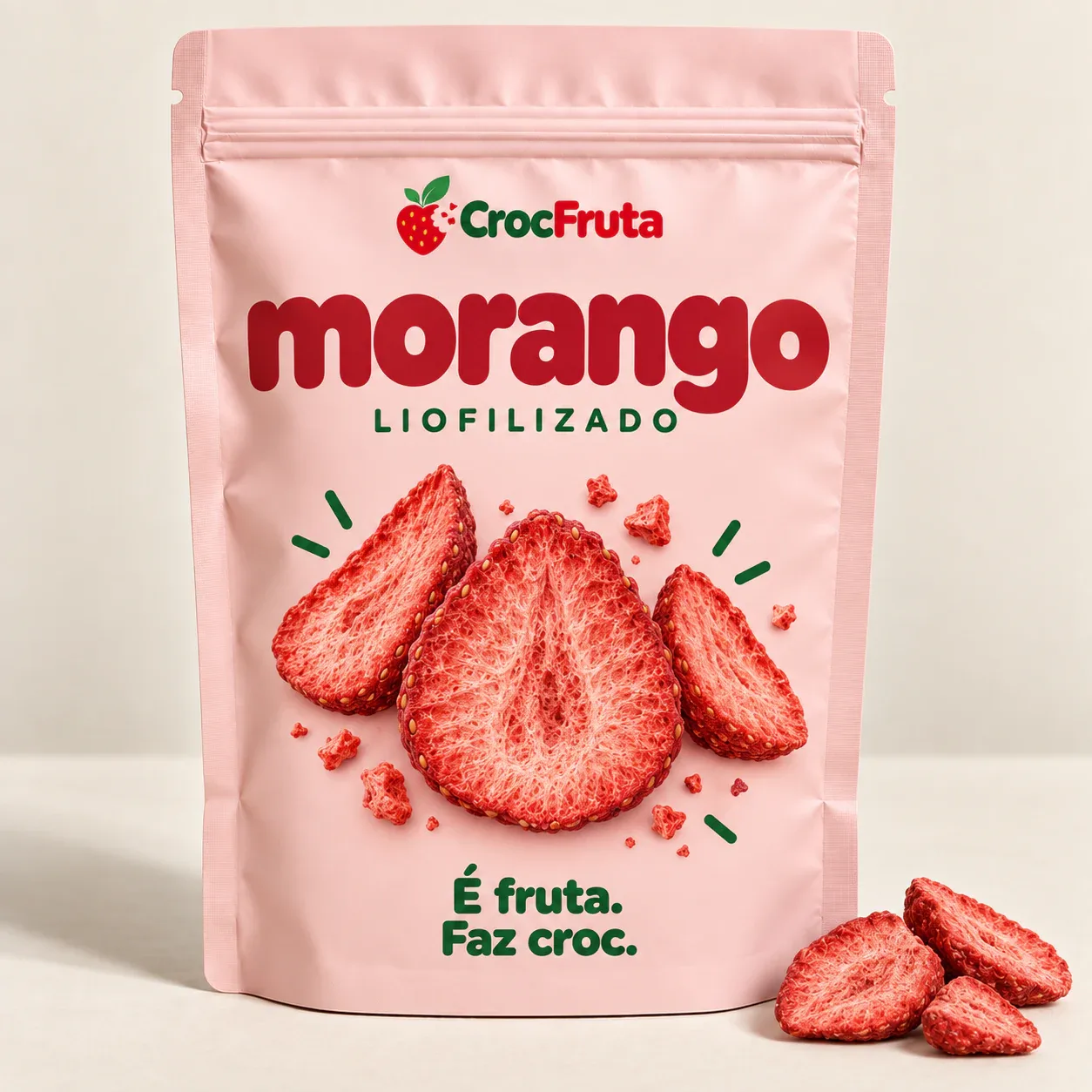 Morango Liofilizado Crocante Natural