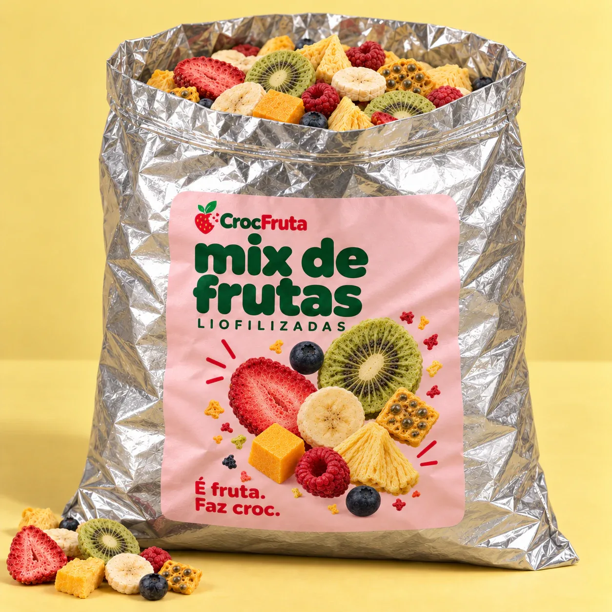 Combo 8 Sabores de Frutas Liofilizadas