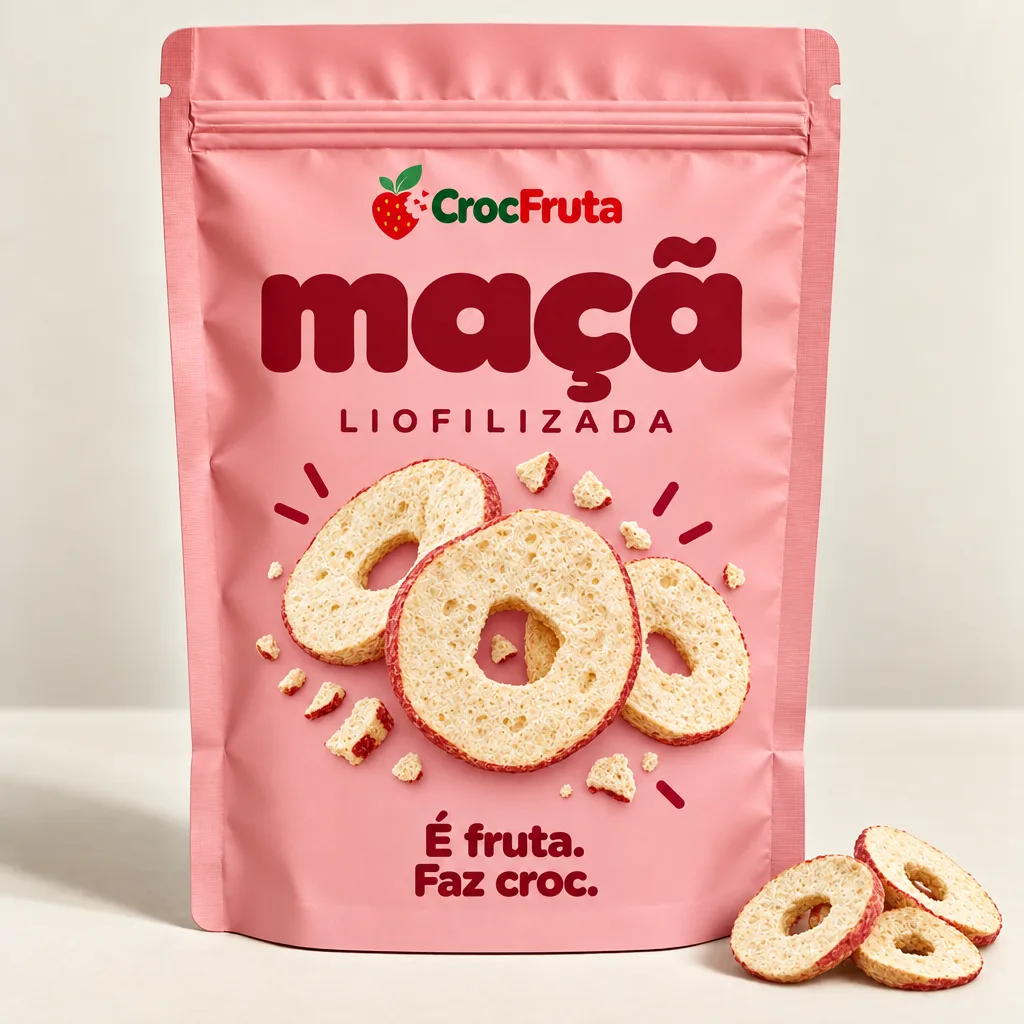 Maçã Liofilizada