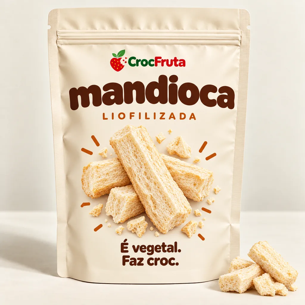 Mandioca Liofilizada Crocante